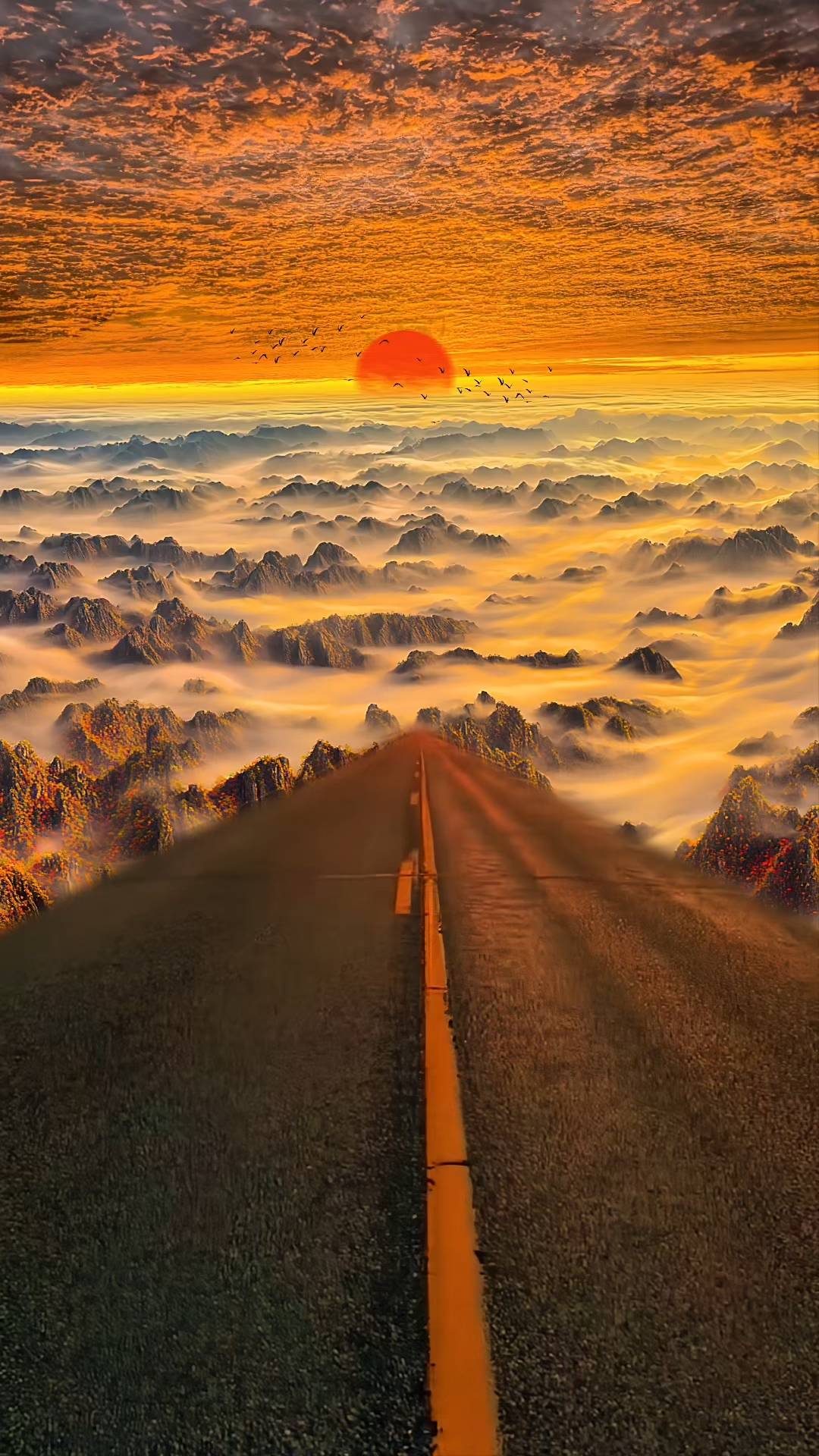 Poster for The beautiful scenery makes one feel relaxed and happy