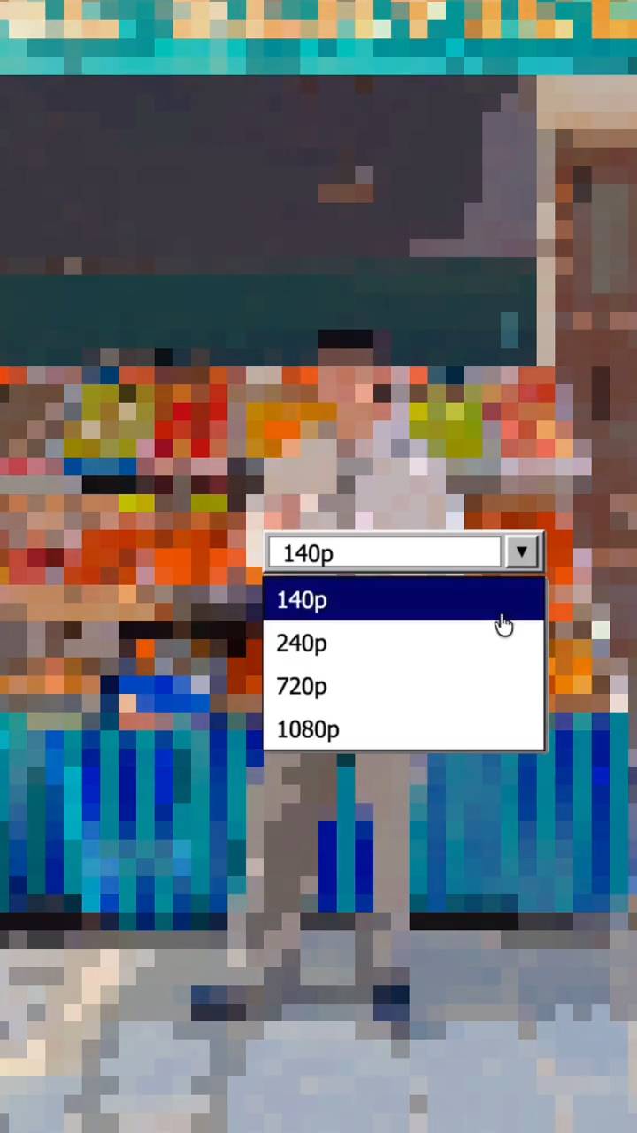 Poster for Switch to pixel art style.