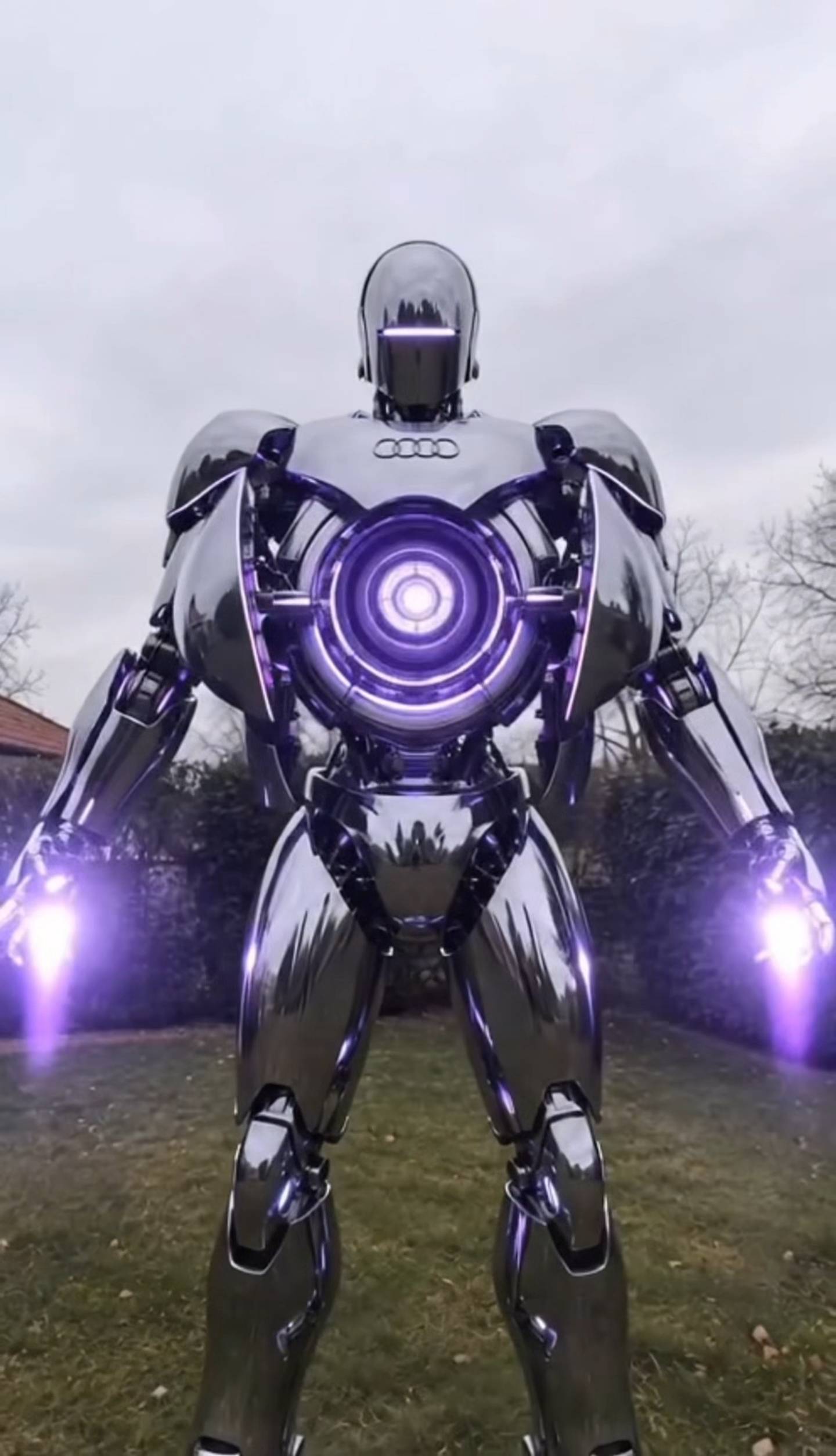 Poster for Audi car transforms into a robot