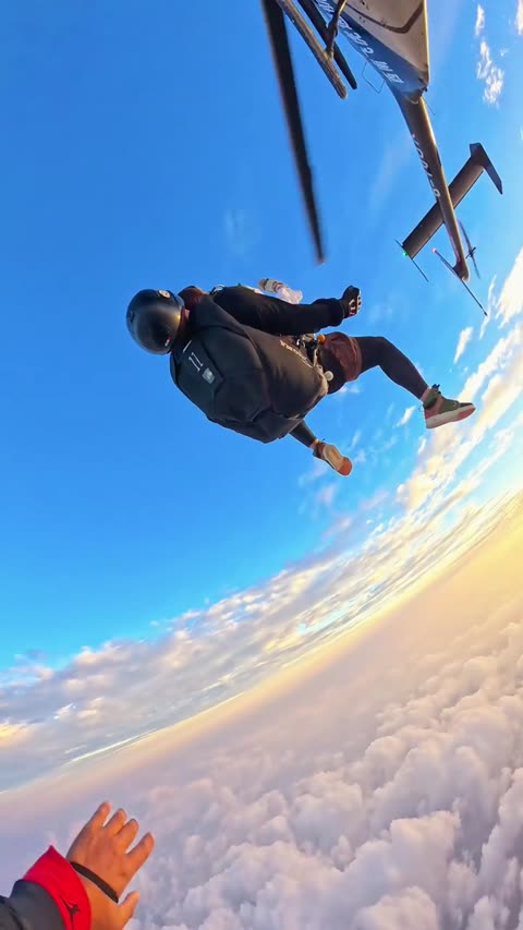 Poster for Skydiving for the courageous